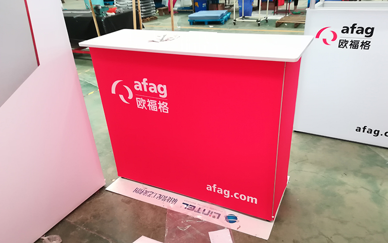 自动化设备展会便携式接待桌